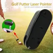 Mini Black Golf Putter Laser Pointer Putting Training Aim Line Improve Aid Tool