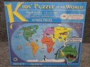 KIDS PUZZLE OF THE WORLD with Geography Game on CD-Rom