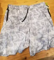 NEW ~ Men's Size 3XL Basketball Shorts by AND1 - Gray - Post Up Swirl