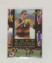 1995 AFL SELECT ADELAIDE CROWS TONY McGUINNESS CAPTAIN CC1 CARD