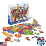 Learning Resources Magnetic US Map Puzzle - 44 Pieces, Puzzles for Kids Ages