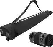 MOPHOEXII Adjustable Length Snowboard Bag With Wheels - Travel Bag for Single Board and Boots, All-Terrain Ski Bag for Flying