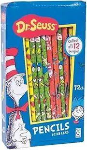 Raymond Geddes Dr Seuss Number 2 Pencils For Kids (Pack of 72)