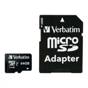 Verbatim Premium Memory Card 64 GB MicroSDXC Class 10 [44084]