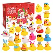 Kids Christmas Rubber Ducks 24X for Kids Party Favors Trick Christmas Party