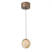 Vencha Yoyo 1 Light Tri-Colour LED Pendant - Gold