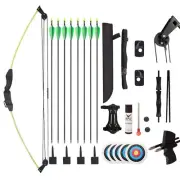SOPOHER Archery Bow and Arrow Set for 8-12 Teens Youth Compound Bow Beginner