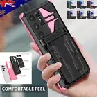 For Samsung S25 S24 S23 S22 S21FE S20 Plus Ultra Case Shockproof Card Slot Cover