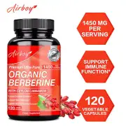 Organic Berberine - High Cholesterol Lowering, Heart Health, Anti-inflammatory