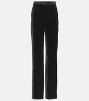 [Etro] Etro Velvet straight pants AU 16 black