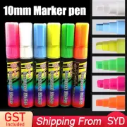 6 Colour 10MM Liquid Chalk Marker For Writing Board Glass Window Fluorescent Pen