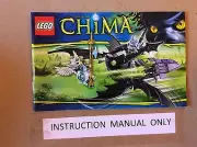 New Lego Instruction Manual ONLY for Chima Braptor's Bat Stike Set 70128
