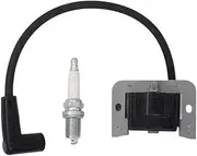 20 584 03-S Ignition Coil Module + Spark Plug for Kohler Courage Command SV470 SV480 SV530 SV540 SV590 SV600 SV610 SV620 15 16 17 18 HP Engine Motor MTD Riding Lawn Mower Tractor Cub Cadet 74360 74363
