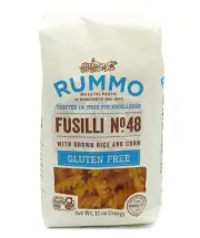 Rummo Gluten Free Fusilli No 48 Pasta Brown Rice & Corn 12 oz. EXP. 11/11/2027