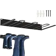 Boots Rack - Welly Boot Rack Holder | Wall Mounted Boot Rack Organizer Tall Boots Metal, Metal Welly Boot Storage Rack, Strong Boot Holder, Boot Organizer For Tall Boots, Cowboy, Rain Boots