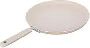 HOLIDYOYO Non Stick Frying Pan Thick Bottom Cooking Pot for Eggs Pancakes Burgers and Steaks for Home Kitchens and Outdoor Camping Compatible with Induction and Gas Stoves