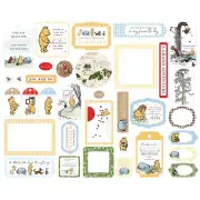 Echo Park ~ WINNIE THE POOH ~ Frames and Tags Ephemera