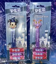 2025 Disney Pez Dispenser Sorcerer Mickey & Figment Dragon Fantasia Fantasmic