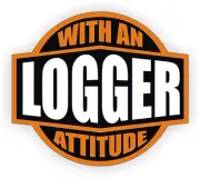 3pcs Logger With An Attitude Hard Hat Decals Helmet Stickers Sarcastic Logging