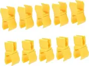 POPETPOP 10Pcs Football Door Connector Clips Durable Fixing Clips for Outdoor Sports Pet Training and Agile Circles All Weather Resistant Versatile Use for Soccer Goals and Dog