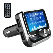 1.4Inch LED Screen Bluetooth FM Transmitter for Car Remote Control Switch Wir...
