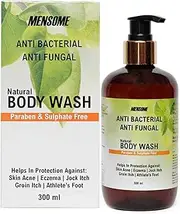 MENSOME Anti Bacterial and Anti Fungal Body Wash with Apple Cider Vinegar, Oregano Oil, Turmeric Oil and Other Therapeutic Oils and Herbs in 300 Ml