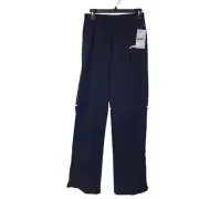 ASICS PANTS GIRLS SMALL JR CALI NAVY WHITE DRAWSTRING WAISTBAND BUNDLE OF TWO