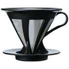 Hario Paperless Coffee Dripper Black Stainless Steel Filter CFOD-02 F/S w/Track#