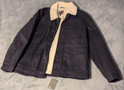 ASOS Sherpa Lined Trucker Jacket Size XL NWT