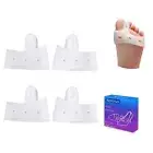 2 pairs Toe Spacers & MetatarsalSilicone Ball of Foot Cushions PadsGel Toe Se...