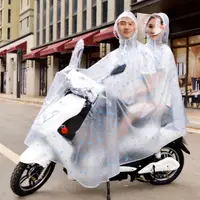 在飛比找蝦皮購物優惠-(批發 Chopiu7) 高品質柔性塑料雨衣, 帶玻璃帽 (