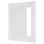 6x6 Inch(158x158mm) Self-Adhesive Access Panel with Air Vent Hole, White