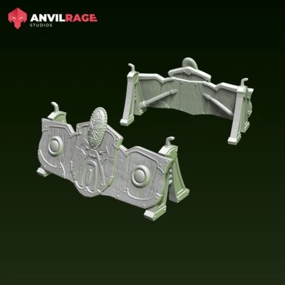 Furry Barricade | Furry KS | Legion | Anvilrage Studios | 3d Printed
