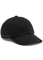 Acne Studios Carliy Logo-embroidered Cotton-twill cap - Black One Size
