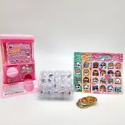Interactive Vending Mini Machine Arcade Toy, Coins, Stickers, Fun Play Gifts