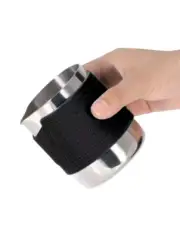 350ml Stainless Steel Milk Frothing Cup Silicone Sleeve Coffee Pitcher Latte Art