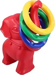 Plastic Toss Rings Boys and Girls Ring Toss Game Elephant Themed for Yard Games Sensory Development Toy