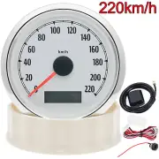 85MM Waterproof GPS Speedometer 220KM/H Gauge for Motorcycle Boat Truck ATV