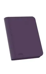 ULTIMATE GUARD 160 Card Purple 4 POCKET XENOSKIN ZIPFOLIO BINDER Storage Album