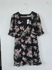 Atmos & Here Floral Dress Sz 12