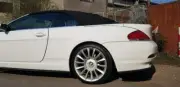 For 6 Series E63 E64 Rear bumper Side Splitters elerons ABS Gloss diffusers