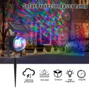 Solar Laser Lamp LED Projector Light Rotating Colorful Party Xmas Indoor/Outdoor