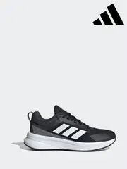 adidas Black/White Fortarun 4.0 Lace Junior Trainers (F02873) | $88