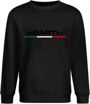 Mens Abarth Various F500 Abarth Car Enthusiast Long Sleeve Crewneck 100% Cotton Pullover Unisex Swea High quality smooth lines XXL