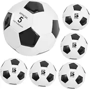 WHAMVOX Select Soccer Ball Size 5 Boys and Girls' PVC Footballs Machine Stitched Balls for Training Inflatable for Toddlers Children