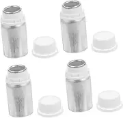 LAPYAPPE 4pcs Refillable Chemical Bottles Secure Seal Empty Sample Containers for Safe Storage and Leak Prevention Versatile Use for Chemicals and Liquids