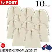 10pcs Calico Drawstring Bags Calico Ham Bag Calico Bread Bag Calico Food Bags AU