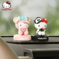 在飛比找momo購物網優惠-【HELLO KITTY】萌趣凱蒂貓汽車擺飾香薰 車用香水擴