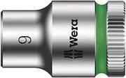 Wera 8790 HMB 3/8-Inch Zyklop Ratchet Socket, 9 mm x 29 mm Size
