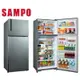 SAMPO聲寶 580L無邊框鋼板 變頻雙門冰箱 SR-B58D【寬75.2高183.6深76.6】